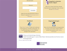 Tablet Screenshot of evangelische-termine.de